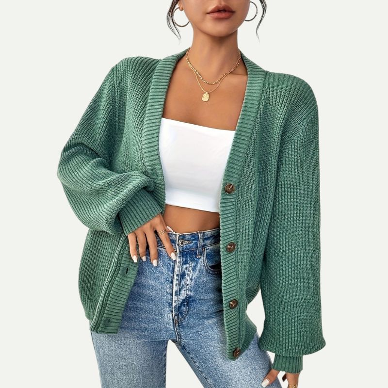 Women's Button-Down Knit Cardigan