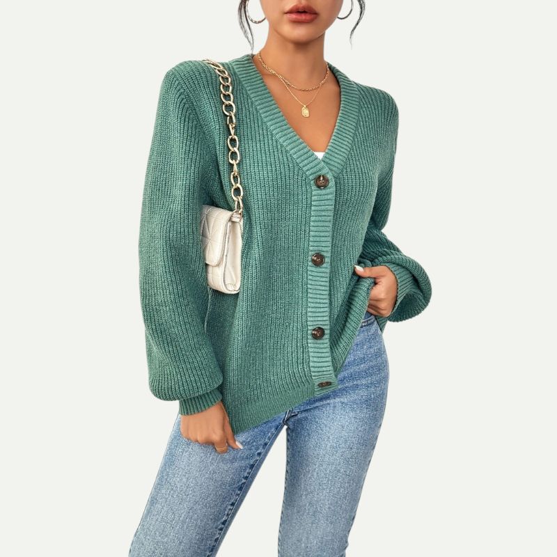 Women's Button-Down Knit Cardigan