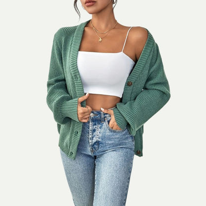 Women's Button-Down Knit Cardigan