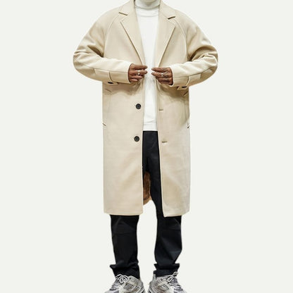 Slim Fit Mid-Length Overcoat