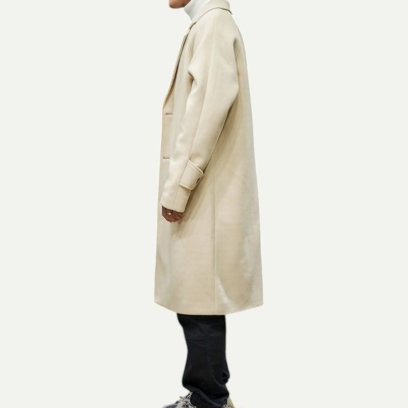 Slim Fit Mid-Length Overcoat