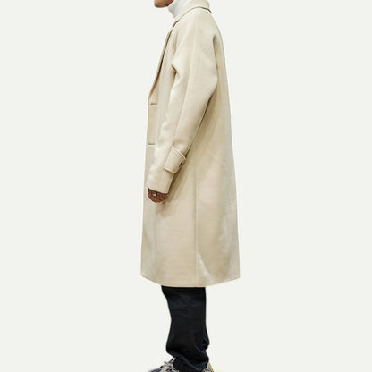 Slim Fit Mid-Length Overcoat